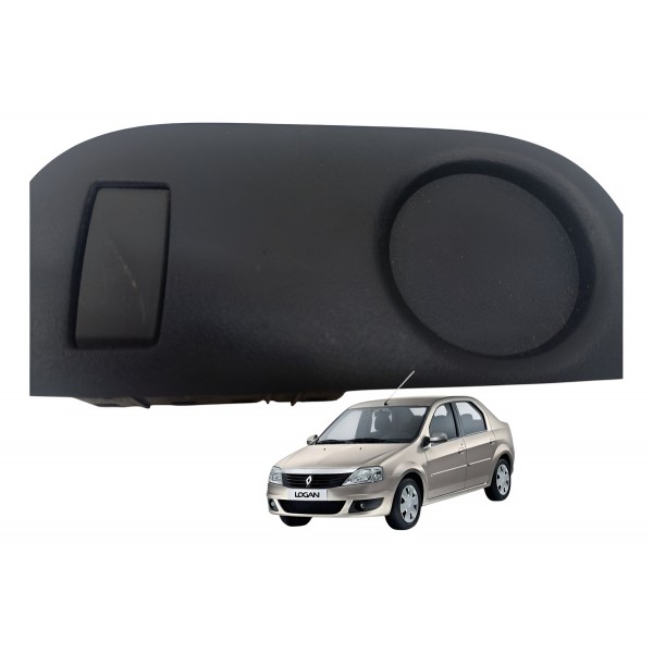 Moldura Botão Falso Retrovisor Renault Logan 1.0 2008 2009