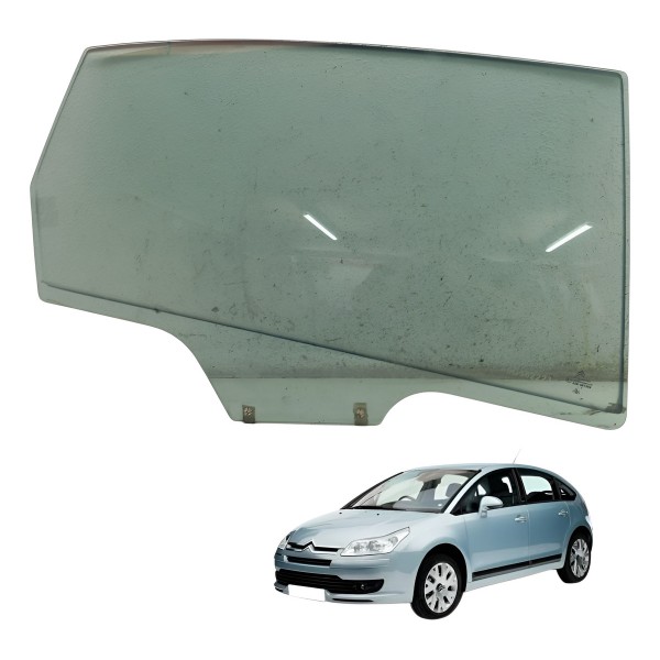 Vidro Porta Traseiro Direito Citroen C4 Pallas 2.0 2008 2009