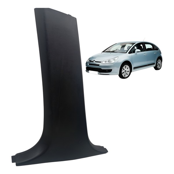 Moldura Coluna Central Esquerda Citroen C4 2.0 Pallas 2008
