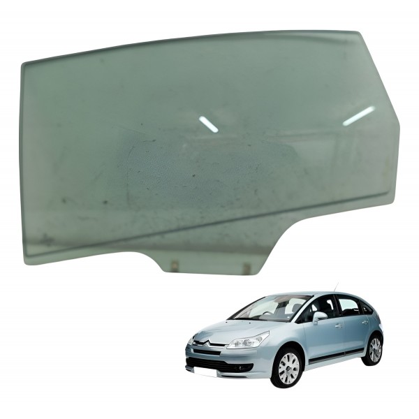 Vidro Porta Traseiro Esquerdo Citroen C4 Pallas 2008 2009