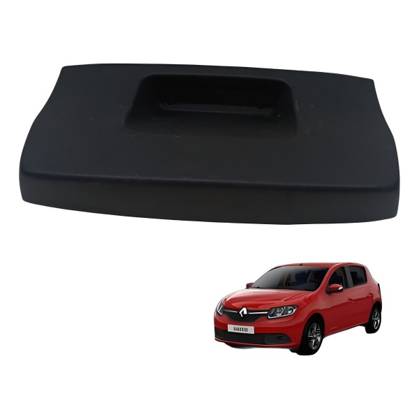 Moldura Puxador Tampa Porta Malas Renault Sandero 2016 2017