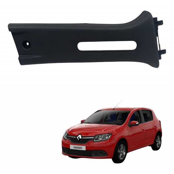 Moldura Coluna Central Direita Renault Logan Sandero 2017