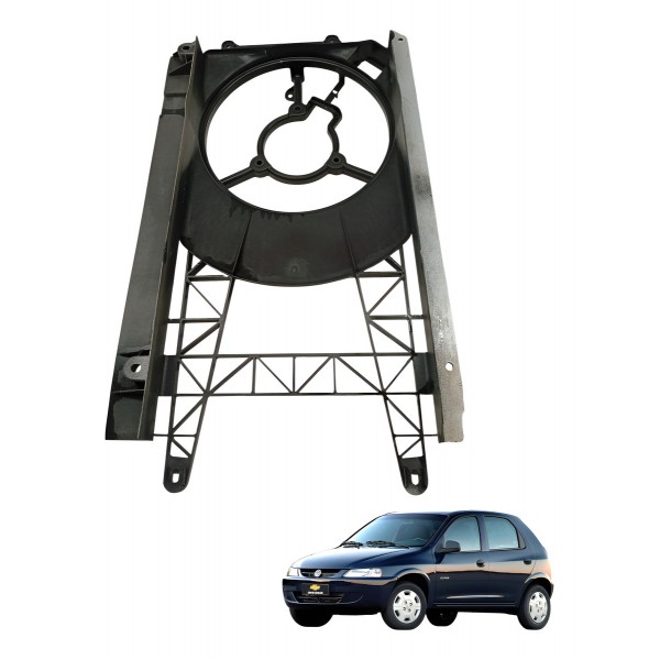 Moldura Defletor Ar Radiador Chevrolet Celta 2006 2007 2008