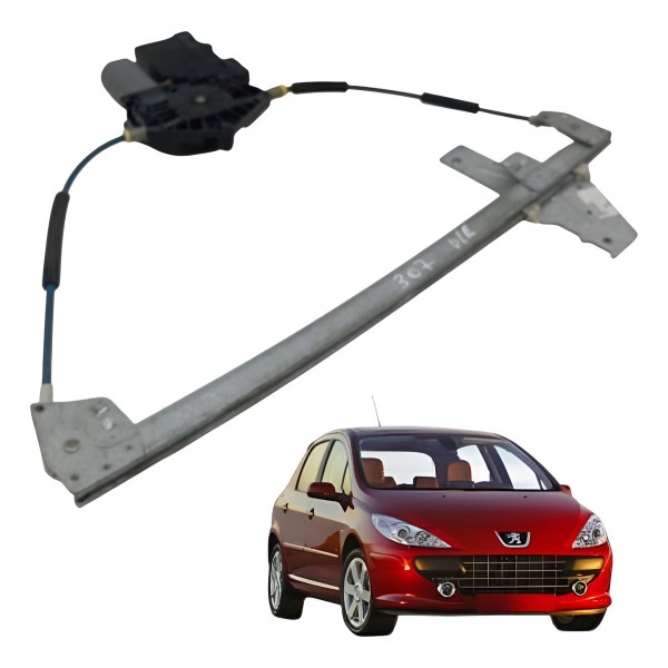 Maquina Vidro Dianteiro Esquerdo Peugeot 307 2006 2007 2008