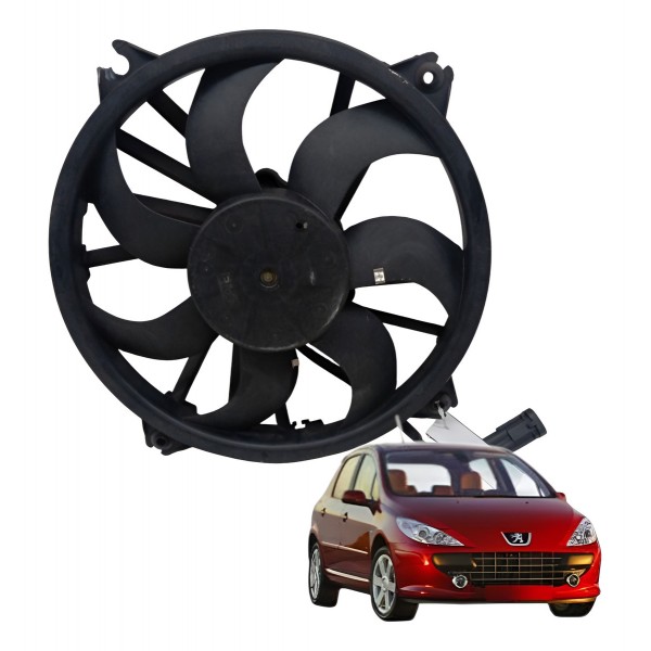 Ventoinha Eletroventilador Peugeot 307 1.6 2006 2007 Detalhe