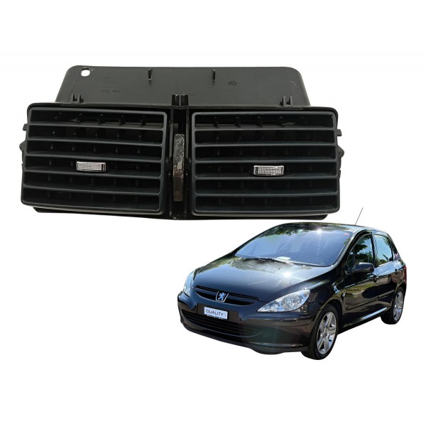 Moldura Central Difusor Ar Peugeot 1.6 307 2005 2006 Detalhe