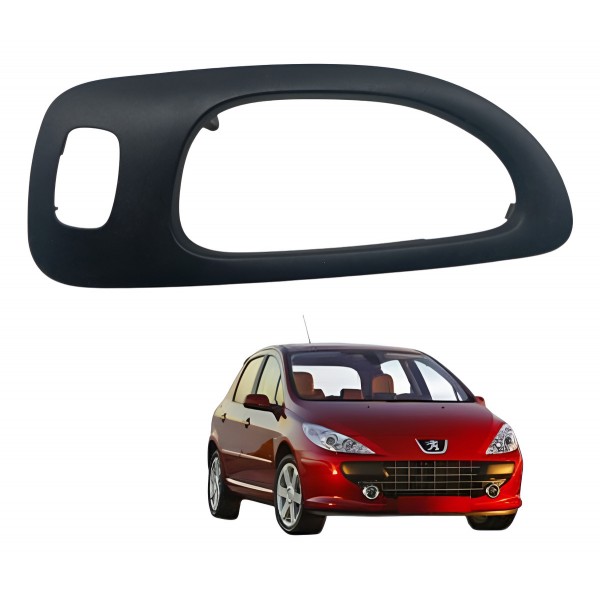 Moldura Maçaneta Traseiro Esquerdo Peugeot 307 Presence 2006 Traseira