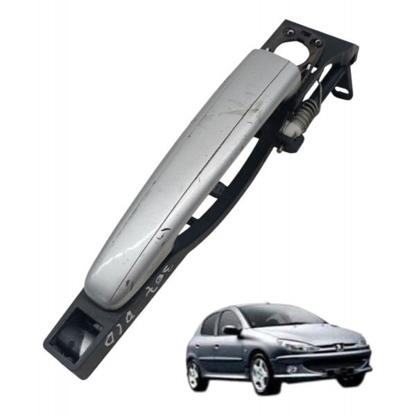 Maçaneta Externa Dianteira Direita Peugeot 307 2006 Detalhe Dianteira