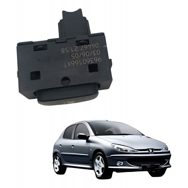 Botão Vidro Eletrico Traseiro Peugeot 307 1.6 2005 2006 2007