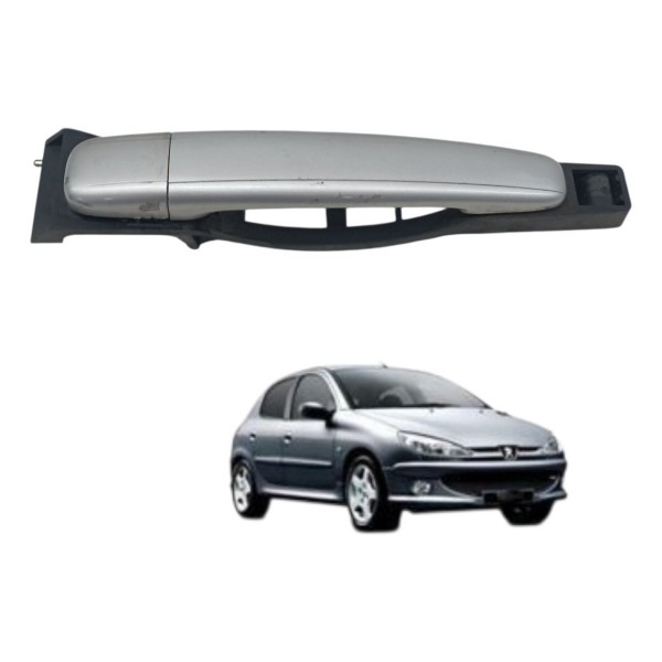 Maçaneta Externa Traseira Direita Peugeot 307 2006 Detalhe Traseira