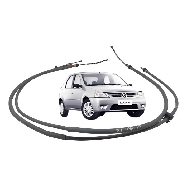 Par Cabo Freio Mão Renault Logan 1.6 2007 2008 Detalhe