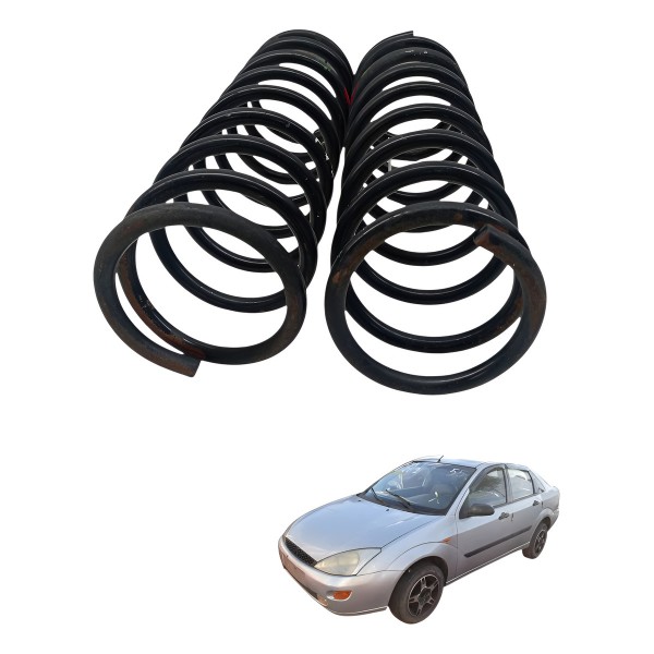 Par Molas Traseiras Ford Focus Sedan Glx  2001 2002 2003