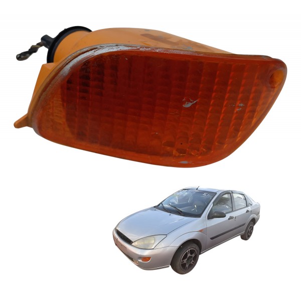 Lanterna Pisca Esquerdo Parachoque Ford Focus Glx 2001 2002 Esquerdo