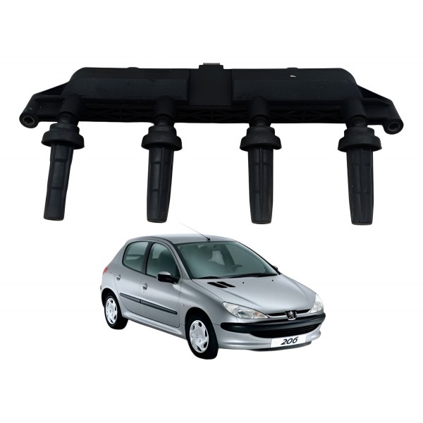 Bobina Ignição Peugeot 206 207 C3 1.4 8v  2006
