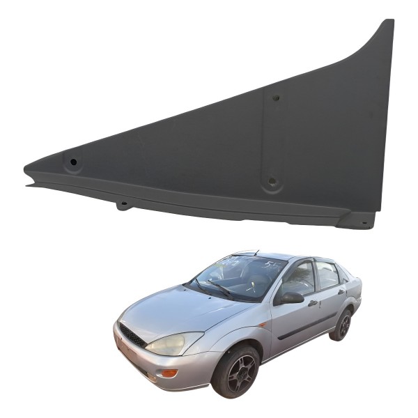 Acabamento Banco Traseiro Esquerdo Ford Focus 2001 2002 2003 Cinza
