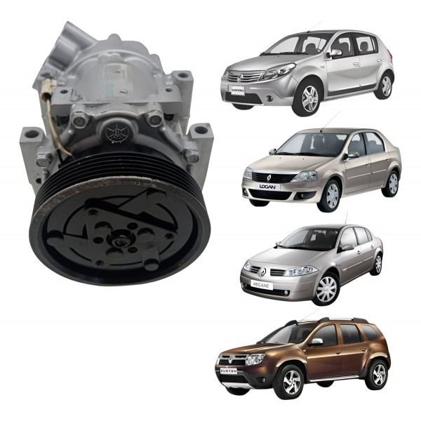 Compressor Ar Renault Sandero Duster Logan Megane 1.6 2010