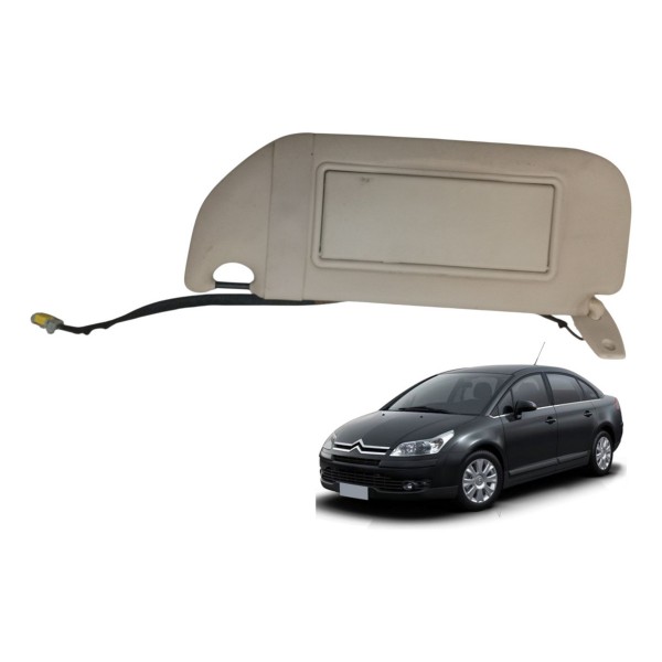 Quebra Sol Esquerdo Luz Espelho Citroen C4 Pallas 2008 2009