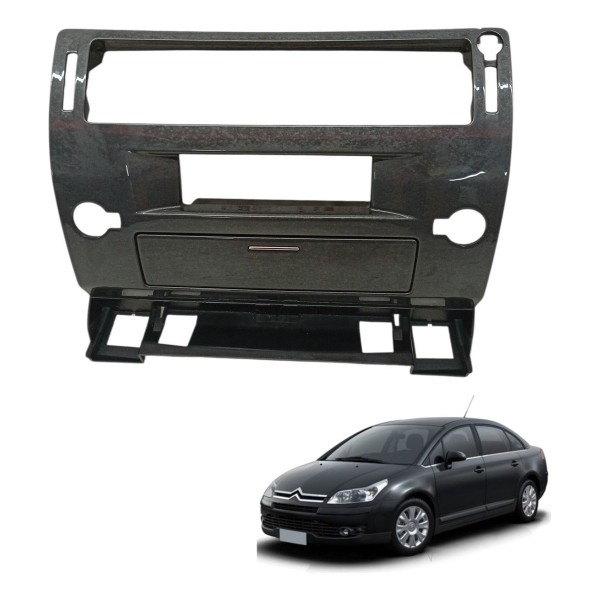 Moldura Central Pota Objetos Citroen C4 Pallas 2008 Detalhe