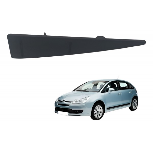 Moldura Acabamento Esquerdo Rádio Citroen C4 Pallas 2008 - Preto