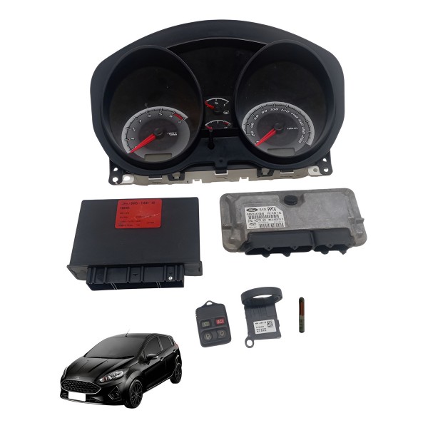 Kit Injeção Modulo Painel Cod Antena Ford Fiesta 1.6 8v 2013