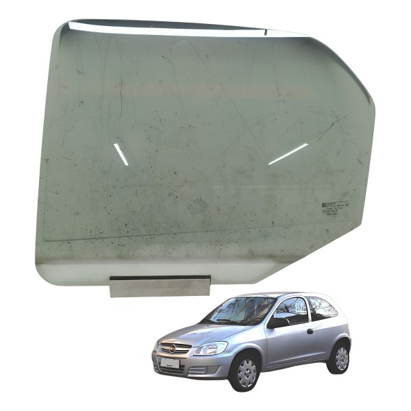 Vidro Porta Traseiro Esquerdo Chevrolet Celta 2005 2006 2007