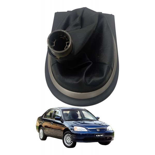Coifa Alavanca Câmbio Honda Civic 2001 2002 2003 2004 2005