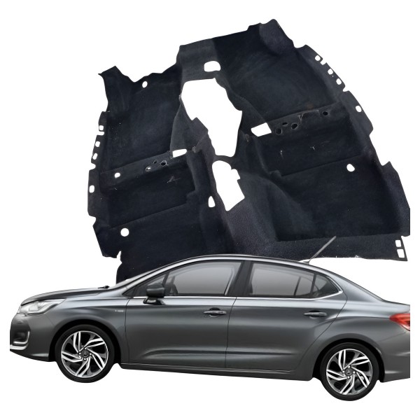Carpete Assoalho Citroen C4 Lounge 2014 2015 2016 Detalhe