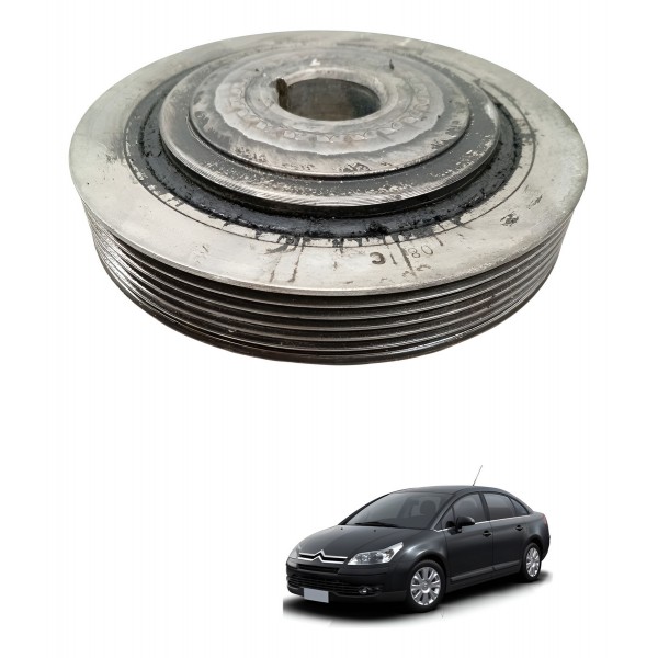 Polia Virabreqim Motor Citroen C4 Pallas 2.0 2008 2009 2010