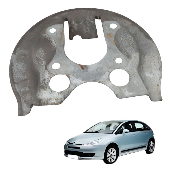 Espelho Defletor Disco Freio Citroen C4 Pallas 2008 2009