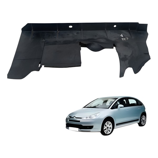 Defletor Direito Radiador Citroën C4 Pallas 2008 2009 2010