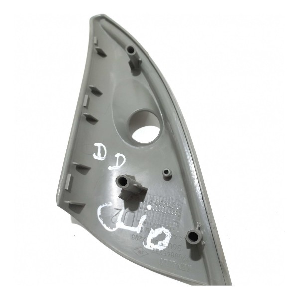 Moldura Interna Retrovisor Lado Direito Renault Clio Cinza