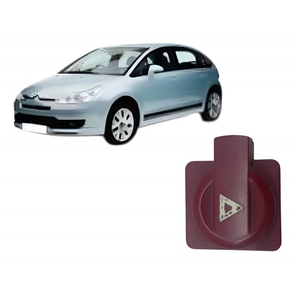 Botão Painel Central Pisca Alerta Citroen C4 Pallas 2008