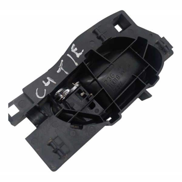 Maçaneta Interna Traseira Esquerda Citroen C4 Pallas 2008 Prateado Traseira