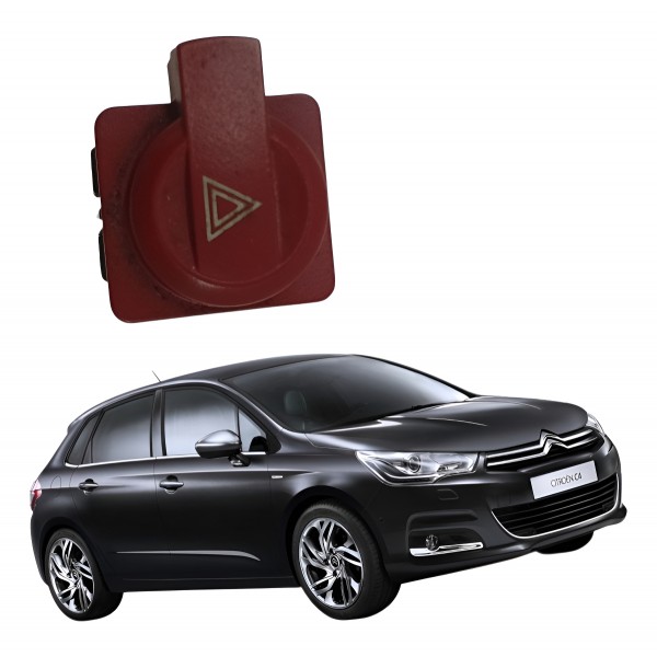 Botão Pisca Alerta Citroen C4 Original 2010 2011 2012 2013