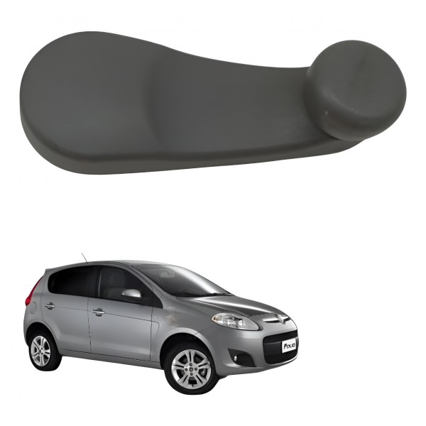 Manivela Vidro Manual Fiat Palio Essence 1.6 2013 2014 2015 Cinza