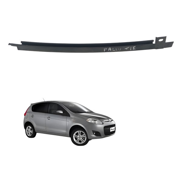 Canaleta Vidro Porta Traseira Esquerdo Fiat Palio 2014 2015 Preto