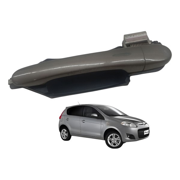 Maçaneta Externa Traseira Esquerda Fiat Palio 1.6 2014 2015 Marrom