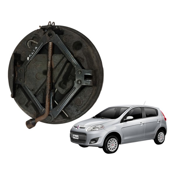 Kit Macaco Chave Roda Fiat Palio 1.6 2014 2015 2016 2017