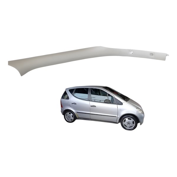 Moldura Coluna Direita Parabrisa Mercedes Benz A160 1999