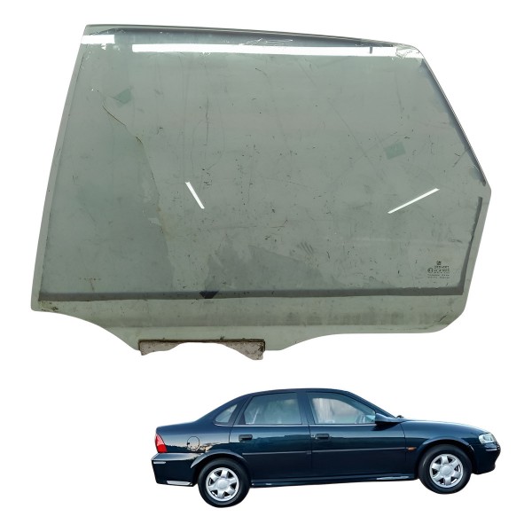 Vidro Porta Traseira Esquerda Gm Vectra 1998 1999 2000