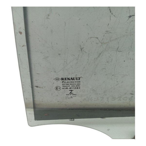 Vidro Porta Traseira Esquerda Renault Kwid 2018 2019 2020