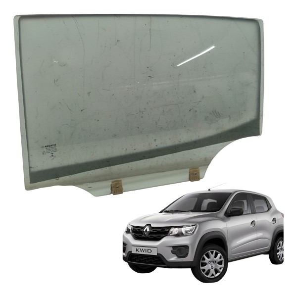 Vidro Porta Traseira Esquerda Renault Kwid 2018 2019 2020