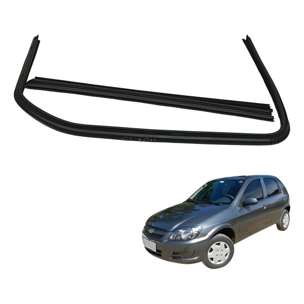Kit Canaleta Traseira Direita Chevrolet Celta 1.0 2005 2006