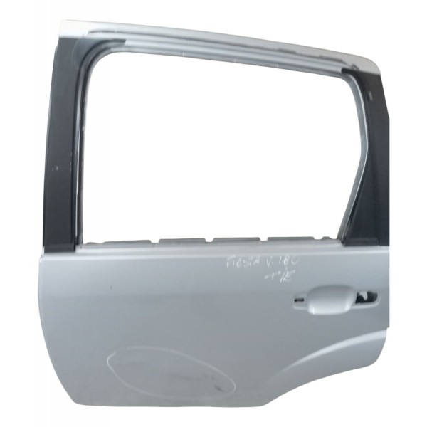 Porta Traseira Esquerda Ford Fiesta 4p 2012 2013 Detalhe Traseira Esquerdo