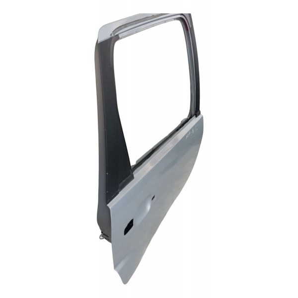 Porta Traseira Direita Ford Fiesta 4p 2012 2013 Detalhe Traseira Direito Prateado