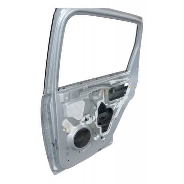 Porta Traseira Direita Ford Fiesta 4p 2012 2013 Detalhe Traseira Direito Prateado