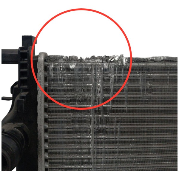 Radiador Água Fiat Argo Pulse 1.0 2017 2018 2019 Detalhe