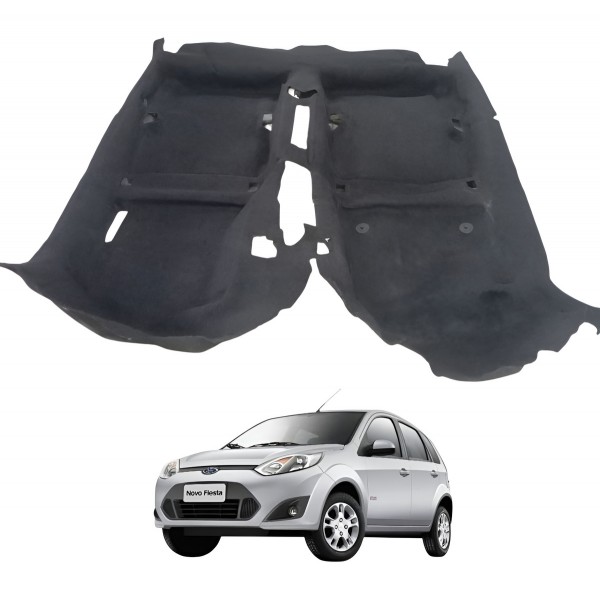 Carpete Assoalho Ford Fiesta 1.6 2011 2012 2013 2014
