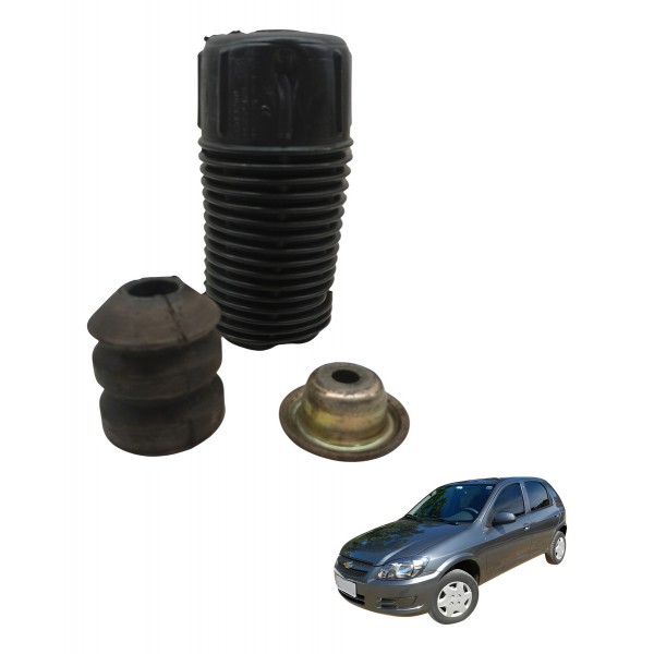 Kit Coifa Batente Amortecedor Dianteiro Chevrolet Celta 2005