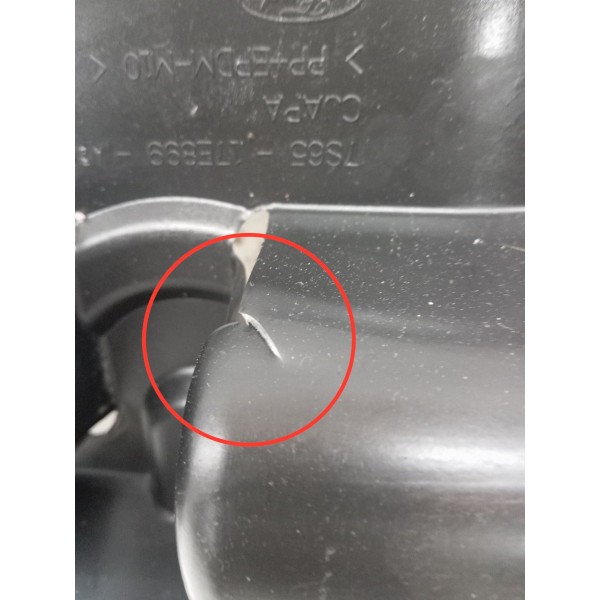 Absorvedor Parachoque Traseiro Ford Fiesta 2013 Detalhe